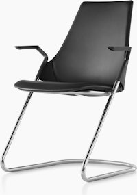 Sayl Side Chair, Sled Base