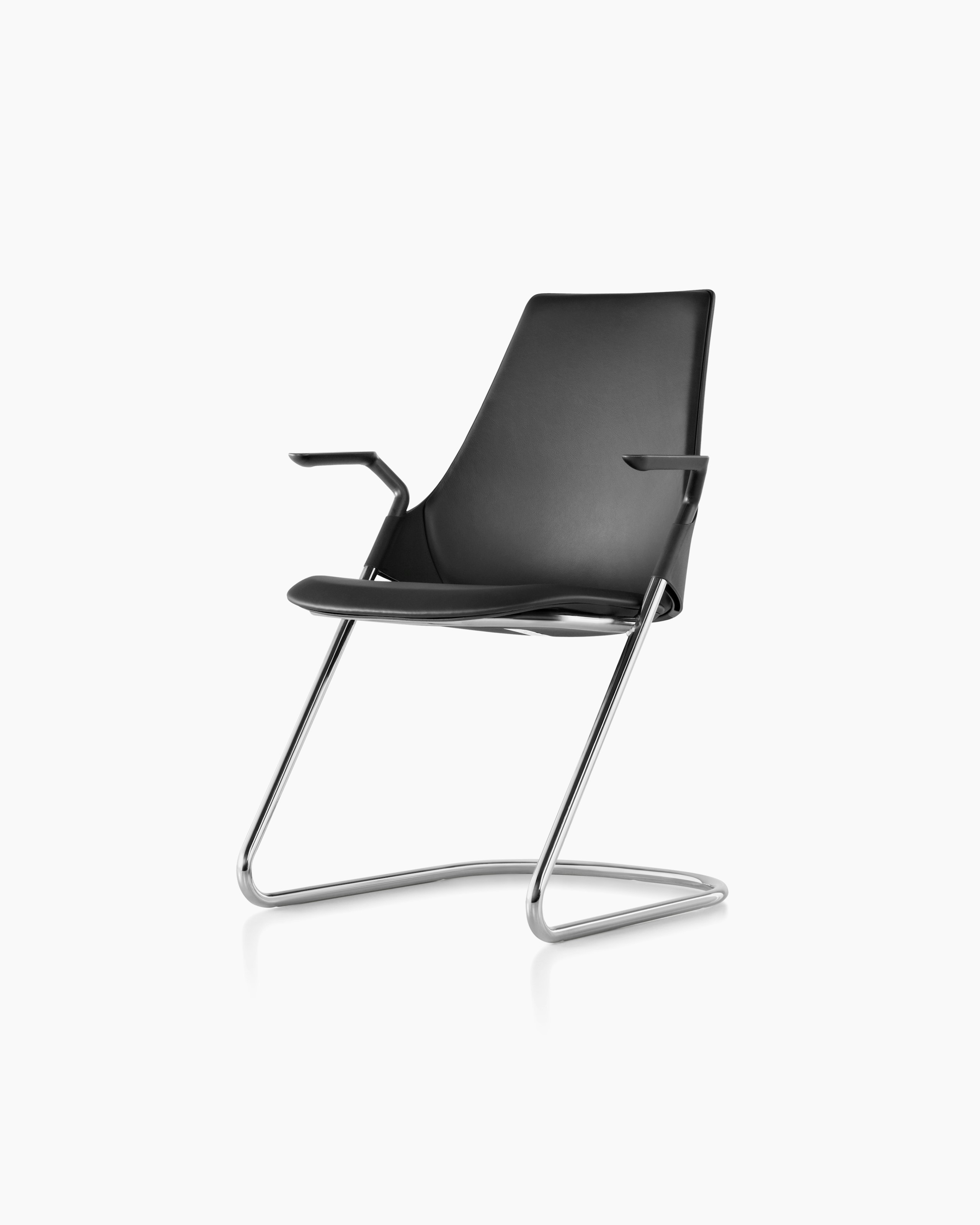 Sayl Side Chair, Sled Base