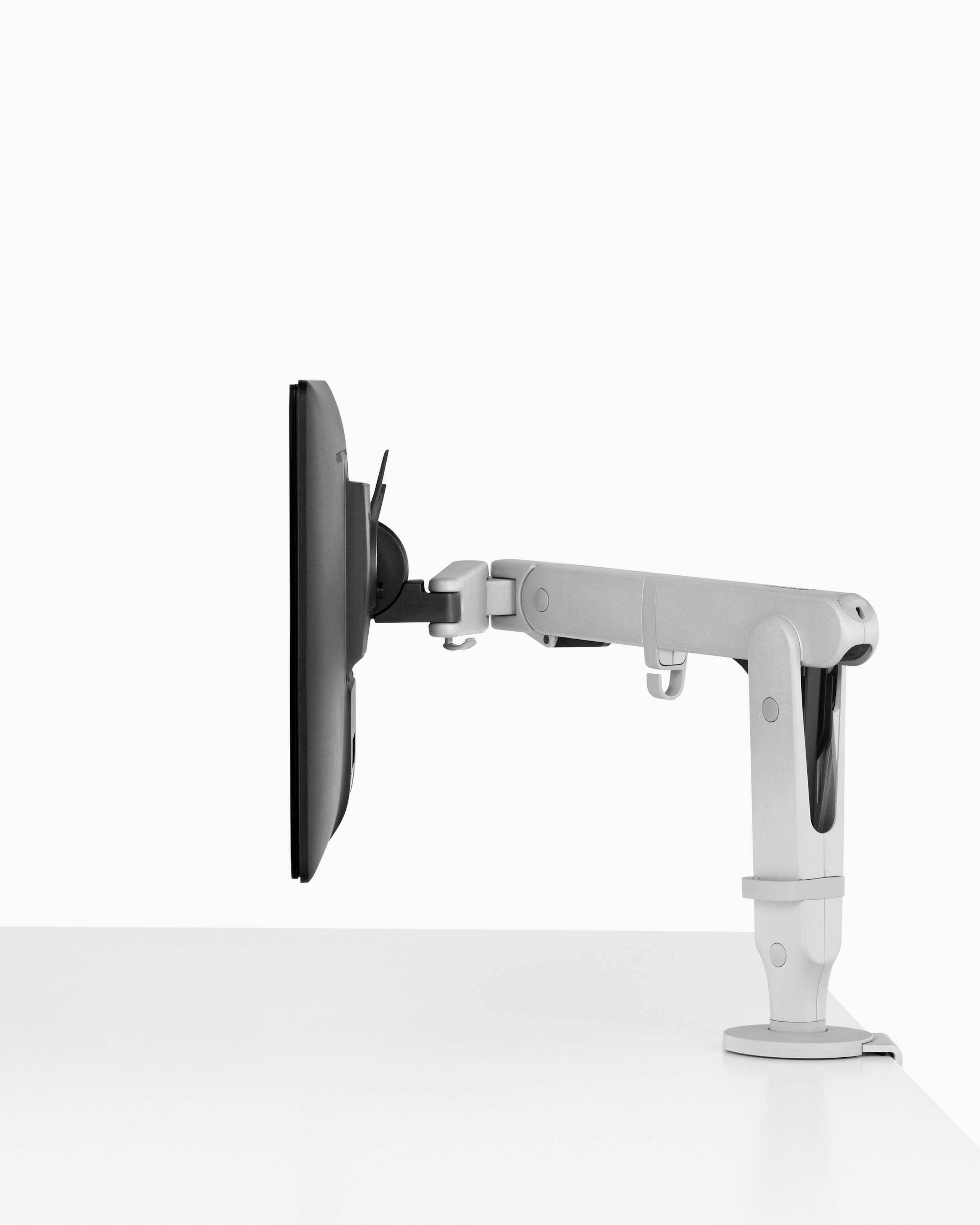 Side view of Ollin Monitor Arm